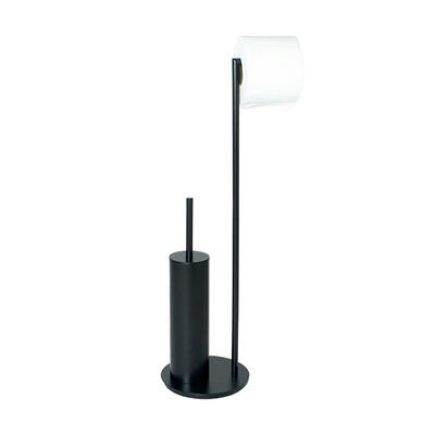 Black Stainless Steel Bathroom Brush Holder